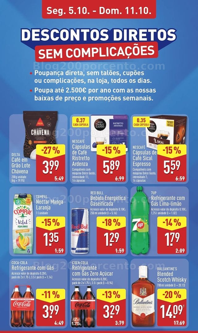 Antevisão Folheto ALDI Promoções de 4 a 10 outubro